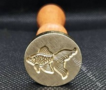 Печатка рибка DW07 з ручкою
