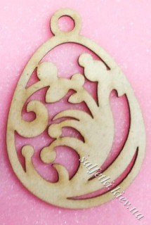 Яйце з підвісом мал.10 ДВП 10 см